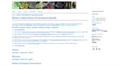 Desktop Screenshot of biotaxa.org